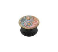 Illustration Joyeuse de Fleurs pour Un Équilibre de Vie PopSockets PopGrip Adhésif