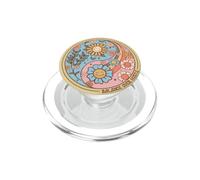 Illustration Joyeuse de Fleurs pour Un Équilibre de Vie PopSockets PopGrip pour MagSafe