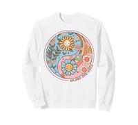 Illustration Joyeuse de Fleurs pour Un Équilibre de Vie Sweatshirt