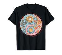 Illustration Joyeuse de Fleurs pour Un Équilibre de Vie T-Shirt