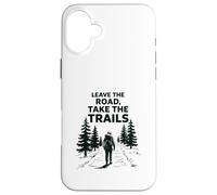 Illustration « Leave The Road », Take The Trails Coque pour iPhone 16 Plus
