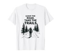 Illustration « Leave The Road », Take The Trails T-Shirt