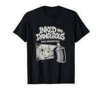 Illustration manga graffiti encrée et dangereuse T-Shirt