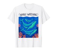 Illustration Marine d'observation des Baleines T-Shirt