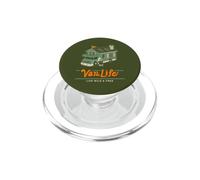Illustration Mini Maison Roulante Chat Ours Voyageur PopSockets PopGrip pour MagSafe