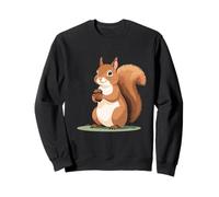 Illustration Naturelle d’Un écureuil avec Un Gland Sweatshirt