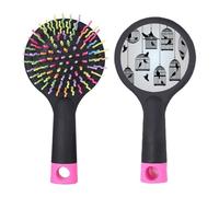 Illustration Oiseaux Cage Contour Salon Démêlant Brosse à Cheveux Coussin Base