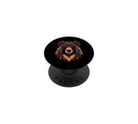 Illustration Ours amérindiens PopSockets PopGrip Adhésif
