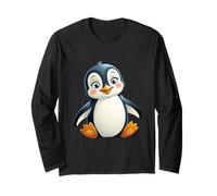 Illustration Pingouin Mignon Manche Longue