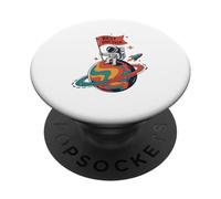 Illustration planétaire Graphique Astronaute céleste PopSockets PopGrip Adhésif