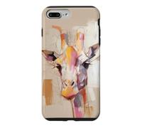 Illustration Portrait de Girafe Expressive Coque pour iPhone 7 Plus/8 Plus