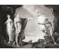 Illustration pour la pièce de William Shakespeare The Tempest Act I Scène II. D'une gravure du 18ème siècle par John Simon d'après une œuvre de Henry Fuseli. Poster imprimé par Ken Welsh (18 x 13)