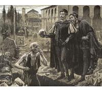 Illustration pour William Shakespeare Hamlet Act 5 Scène I. D'une édition de 1887 du magazine Harper s Bazaar après une peinture de Horace Fisher. Poster imprimé par Ken Welsh (17 x 13)