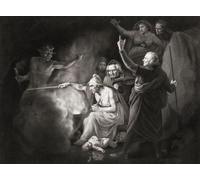 Illustration pour William Shakespeare s play Henry VI Part II Acte I Scène IV D'une gravure du XVIIIe siècle par Robert Thew d'après une œuvre de Charles Playter. Poster imprimé par Ken Welsh (45,7 x