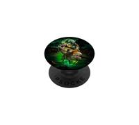 Illustration préhistorique de la vallée de la Lune Tyrannosaurus Rex Dinosaures PopSockets PopGrip Adhésif