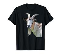 Illustration réaliste d'animaux de la Ferme représentant Une chèvre Alpine T-Shirt