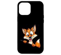 Illustration Renard Cartoon Personnage Curieux Coque pour iPhone 12 Pro Max