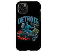 Illustration rétro de Style Bootleg de Detroit Muscle Car City Coque pour iPhone 11 Pro