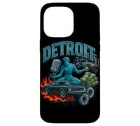 Illustration rétro de Style Bootleg de Detroit Muscle Car City Coque pour iPhone 14 Pro Max