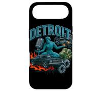 Illustration rétro de Style Bootleg de Detroit Muscle Car City Coque pour iPhone Air