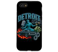 Illustration rétro de Style Bootleg de Detroit Muscle Car City Coque pour iPhone SE (2020) / 7/8