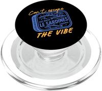 Illustration rétro en canette de Sardine du Portugal PopSockets PopGrip pour MagSafe