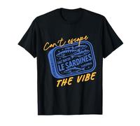 Illustration rétro en canette de Sardine du Portugal T-Shirt