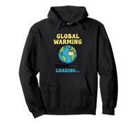 Illustration rétro planète Mondiale Sensibilisation au Climat Sweat à Capuche