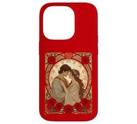 Illustration Romantique Art Nouveau « A Moment Meant Just for Us » Coque pour iPhone 14 Pro