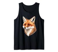 Illustration stylisée de tête Renard Débardeur