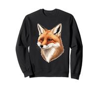 Illustration stylisée de tête Renard Sweatshirt