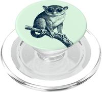 Illustration Tarsier - Rétro, Faune, Petit Singe Mignon PopSockets PopGrip pour MagSafe
