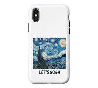Illustration Tendance Let's Gogh Nuit étoilée Coque pour iPhone X/XS