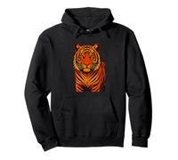 Illustration Tigre féroce, Jungle Big Cat, Love Tigers Sweat à Capuche