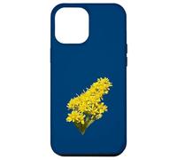 Illustration vectorielle botanique de Solidago Gigantea Wildflower Coque pour iPhone 12 Pro Max