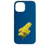 Illustration vectorielle botanique de Solidago Gigantea Wildflower Coque pour iPhone 15