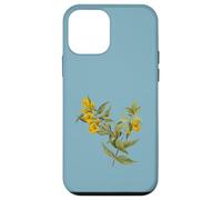 Illustration vectorielle botanique Vintage Jaune Jessamine Coque pour iPhone 12 Mini