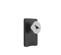 Illustration vectorielle curieuse de choucas PopSockets PopWallet pour MagSafe