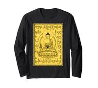 Illustration Vintage de Bouddha pour Décor Zen Manche Longue