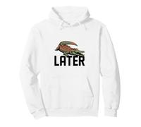 Illustration Vintage de Crocodile pour Amateurs de Nature Sweat à Capuche