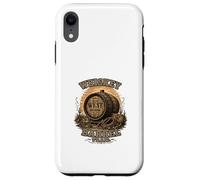 Illustration Vintage du désert de Western Barrel Coque pour iPhone XR