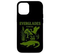Illustration Vintage du Parc National des Everglades de Floride Coque pour iPhone 12/12 Pro
