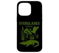 Illustration Vintage du Parc National des Everglades de Floride Coque pour iPhone 14 Pro Max
