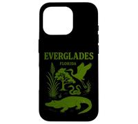 Illustration Vintage du Parc National des Everglades de Floride Coque pour iPhone 16 Pro