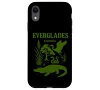 Illustration Vintage du Parc National des Everglades de Floride Coque pour iPhone XR