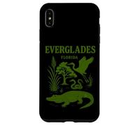 Illustration Vintage du Parc National des Everglades de Floride Coque pour iPhone XS Max