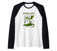 Illustration Vintage du Parc National des Everglades de Floride Manche Raglan