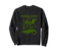 Illustration Vintage du Parc National des Everglades de Floride Sweatshirt