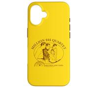 Illustration Vintage du Quatuor X Million Dollar de Sun Records Coque pour iPhone 16