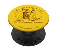 Illustration Vintage du Quatuor X Million Dollar de Sun Records PopSockets PopGrip Adhésif